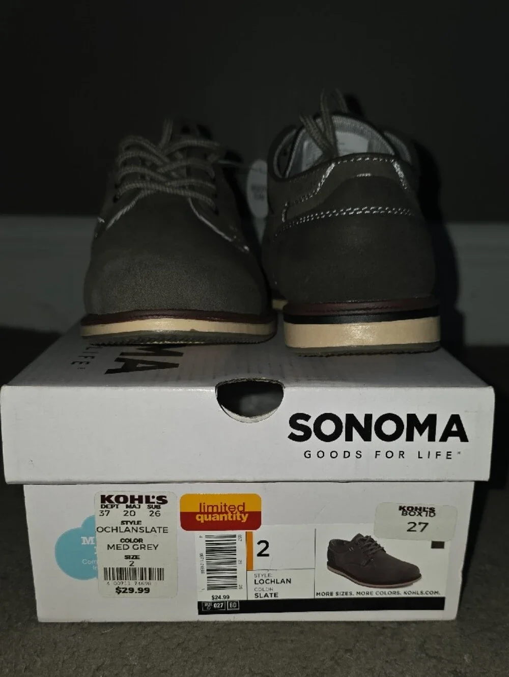 Sonoma Goods For Life comfortable gray